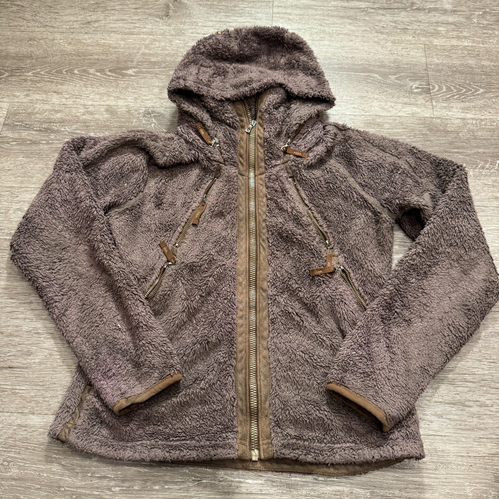 Kuhl Women's Taupe Plush Hooded Ski Jacket